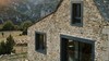 Porte-fenetre PVC 2 ouvrants sur mesure Aluplast - bergerie renovee dans les Causses