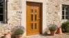 Porte d'entrée PVC sur mesure Vitrée Style Ancien, 6 Vitrages en 2 Colonnes – modèle 046, photo d'ambiance