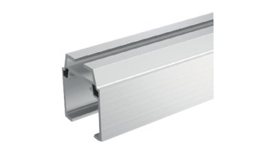 Rail aluminium 2 ou 3 m et bandeau de finition pour volet coulissant Win-Slide 2 - Mantion
