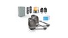 Moteur Somfy Axovia 3S+ io — kit Pack Confort (moteurs à bras, armoire 3S+, télécommandes Keygo, cellules, feu, batterie)