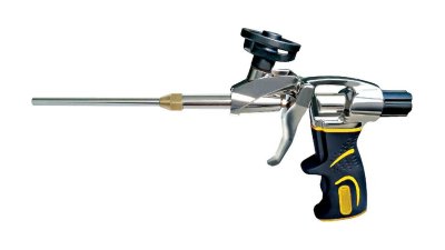 Pistolet extrudeur professionnel pour mousse polyuréthane à visser, tube fin de 8 mm