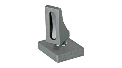 Pivot inférieur de portail battant à souder, avec platine à sceller - pivot sphérique - acier zingué - 210 kg - Comunello 105
