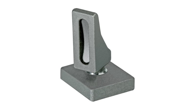 Pivot inférieur sphérique à souder et platine à sceller pour portail battant Comunello 105
