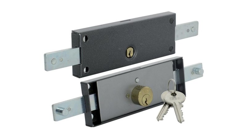 Serrure à tringles pour porte de garage et rideau métallique ISEO