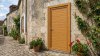 Porte d'entrée bois modèle 072 sur mesure — photo d'ambiance, chêne verni