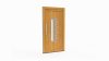 Porte d'entrée bois modèle 038 sur mesure — dessin du modèle, chêne verni