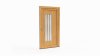 Porte d'entrée bois modèle 039 sur mesure — dessin du modèle, chêne verni