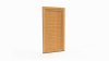 Porte d'entrée bois modèle 072 sur mesure — dessin du modèle, chêne verni