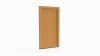 Porte d'entrée bois modèle 074 sur mesure — dessin du modèle, chêne verni