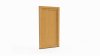 Porte d'entrée bois modèle 075 sur mesure — dessin du modèle, chêne verni