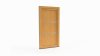 Porte d'entrée bois modèle 108 sur mesure — dessin du modèle, chêne verni