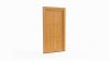 Porte d'entrée bois modèle 109 sur mesure — dessin du modèle, chêne verni