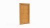 Porte d'entrée bois modèle 111 sur mesure — dessin du modèle, chêne verni