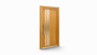 Porte d'entrée bois modèle 137 sur mesure — dessin du modèle, chêne verni