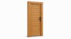 Porte d'entrée bois modèle M01 sur mesure — dessin du modèle, chêne verni