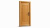 Porte d'entrée bois modèle M09 sur mesure — dessin du modèle, chêne verni