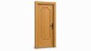 Porte d'entrée bois modèle M10 sur mesure — dessin du modèle, chêne verni