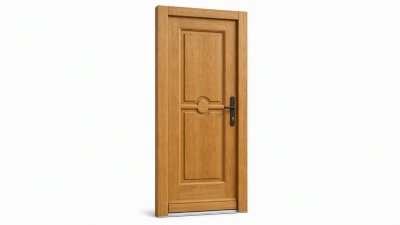 Porte d'entrée bois modèle M11 sur mesure — dessin du modèle, chêne verni