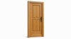 Porte d'entrée bois modèle M11 sur mesure — dessin du modèle, chêne verni