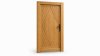 Porte d'entrée bois modèle M17 sur mesure — dessin du modèle, chêne verni