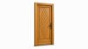 Porte d'entrée bois modèle M19 sur mesure — dessin du modèle, chêne verni