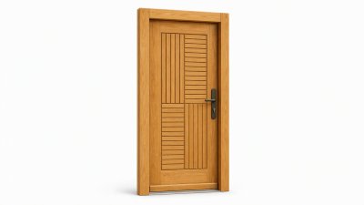 Porte d'entrée bois modèle M21 sur mesure — dessin du modèle, chêne verni