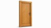 Porte d'entrée bois modèle M23 sur mesure — dessin du modèle, chêne verni