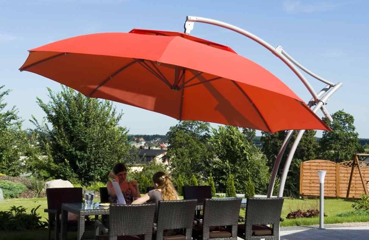 Parasol décentré 4,2 m de diamètre