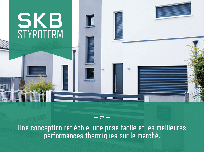 SKB Styroterm – la chaleur préservée dans le coffre de volet roulant